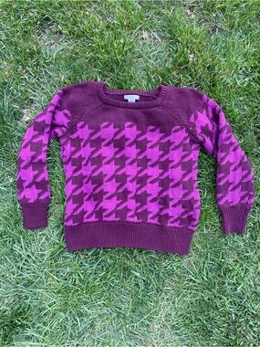 Vintage Liz Claiborne Sweater - Burgundy & Fuchsia